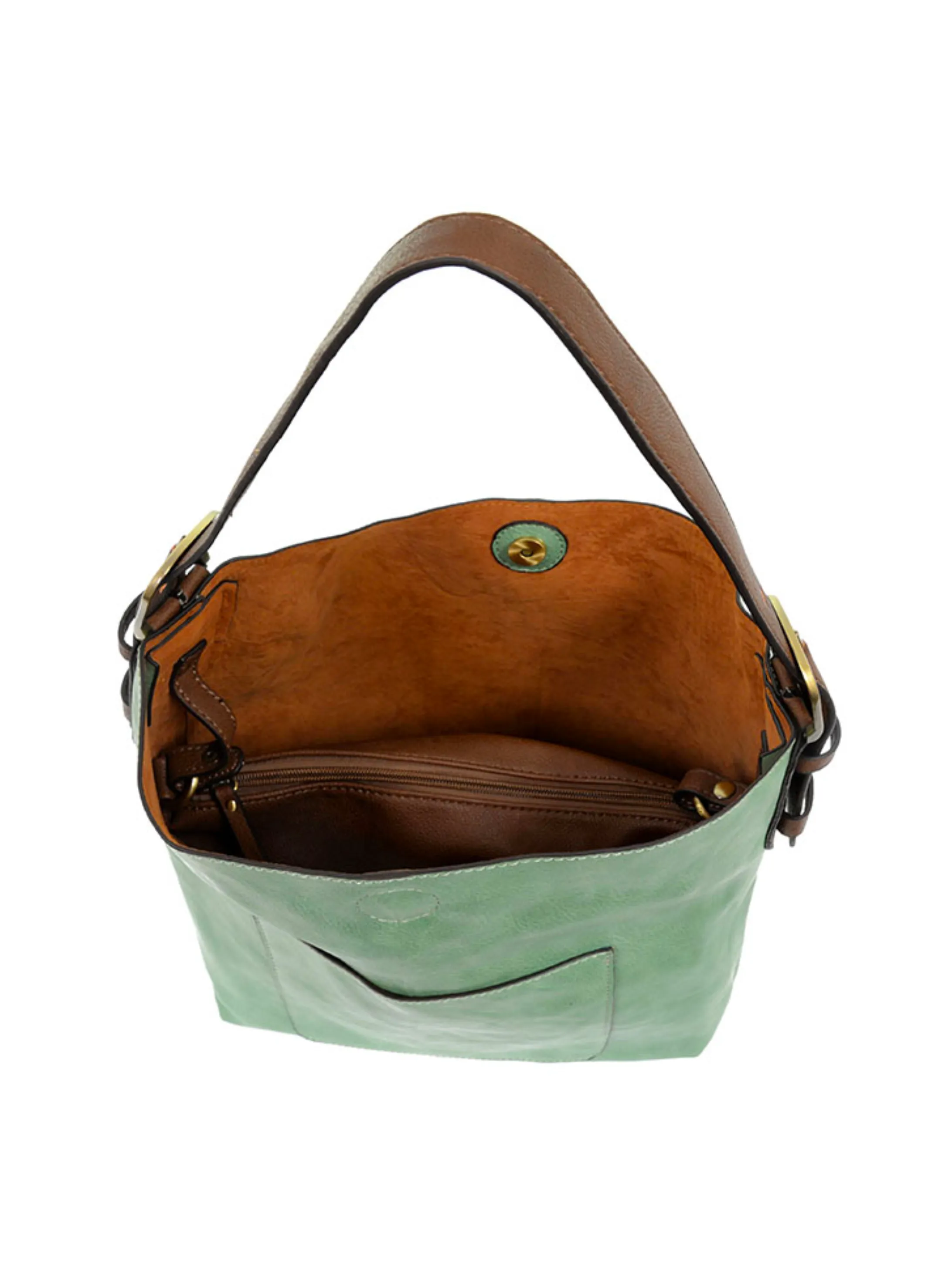 Hobo Handle Handbag [Bermuda Green-L8008]
