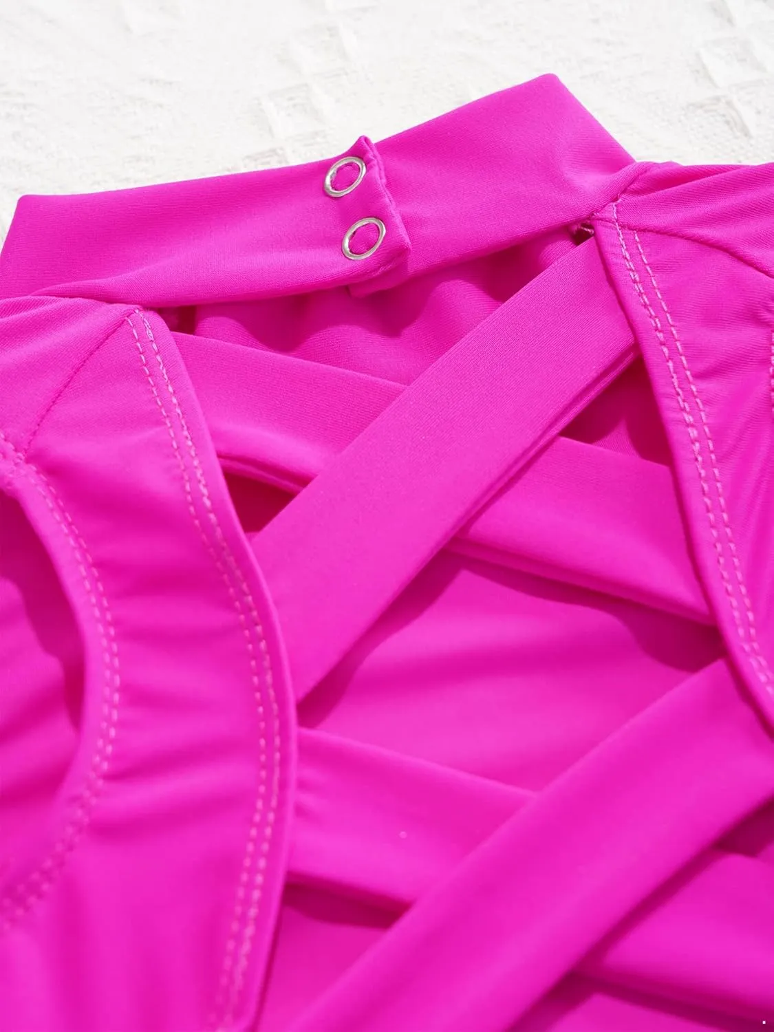 iiniim Big Girls Sleeveless Mock Turtleneck Crop Top Workout Sports Yoga Bra Athletic Gymnastics Dance Tops