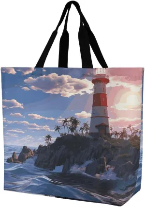 Italy-Tuscan Tote Bag for Women Reusable Grocery Shoulder Bags Shopping Bag for Travel, Groceries