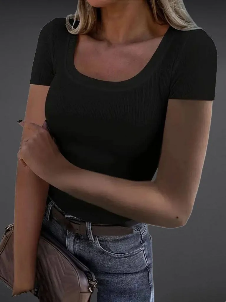 JA2140 i  - Square neck basic top