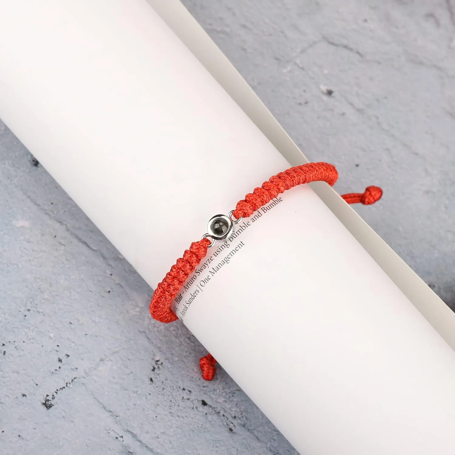JINLIN Custom Photo Bracelets Projection Bracelets Friendship Braided Colorful Bracelets Adjustable Woven String Bracelets Birthday Anniversary Commemorative Gifts