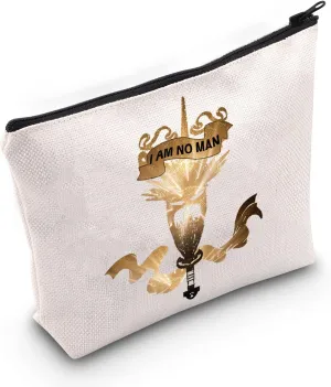 JNIAP Inspirational Movie Cosmetic Bag I Am No Man Makeup Bag Rings Inspired Gift Movie Fans GiftI am no man