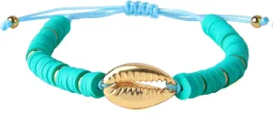KELITCH Bohemia Heishi Beaded Bracelets Gold Shell Charm Bracelets Beach Bracelets For Women