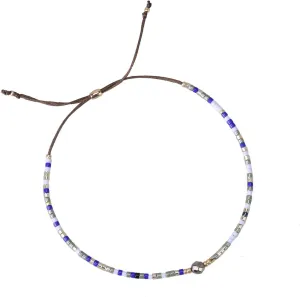KELITCH Charm Crystal Bracelets Boho Beaded Thin Strings Bracelets Stack Bracelets For Women