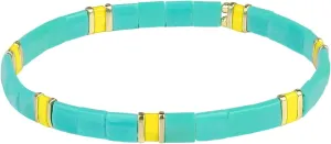KELITCH Classic Tila Beaded Bracelets Friendship Stretch Bracelets Stackable Women Beach Bracelets for Women