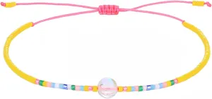KELITCH Friendship Crystal Bracelets Colorful Miyuki Beaded Bracelets Charm Bracelets For Women