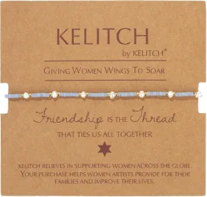 KELITCH New Womens Pearl Friendship Bracelets Shell Miyuki Beads Strand Bracelets Pearl Charm Bracelets