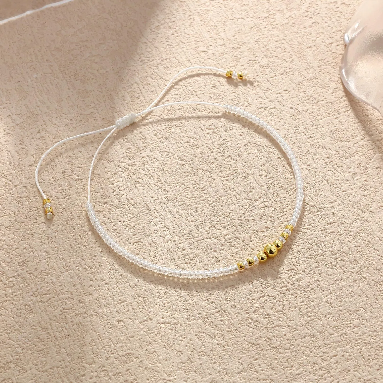 KELITCH Rainbow Strand Bracelets Stackable Miyuki Bead Bracelets Women Friendship Bracelets Bohemian Jewelry