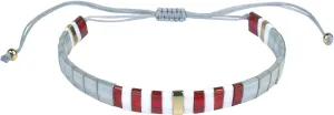 KELITCH Women Tila Strand Bracelets Colorful Friendship Bracelets Boho Ethnic Bracelets Jewelry - Gray