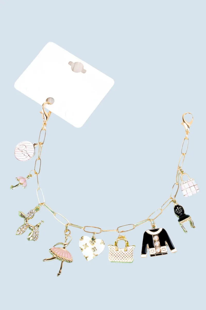 Kenze Panne Parisian Gold -tone Handbag or Trucker Hat Chain