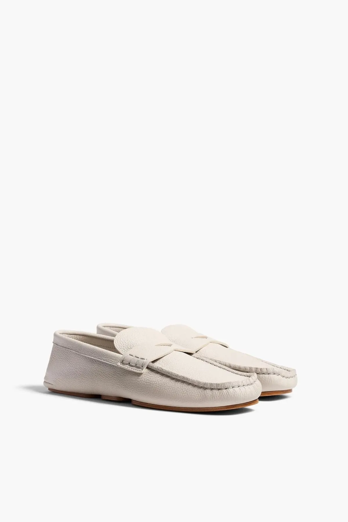 KHAITE Billy Loafer - Light Grey