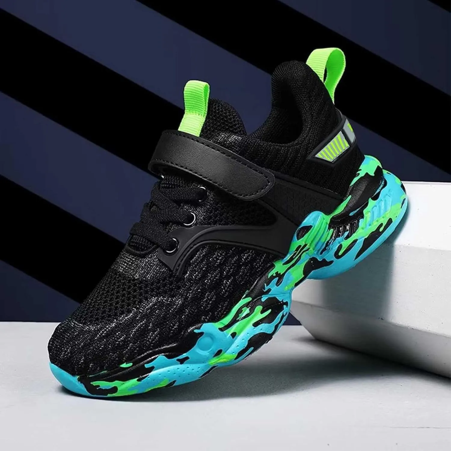 Kids Running Tennis Shoes Athletic Sport Jogging Lightweight Breathable Sneakers for Boys Girls Casual Shoes