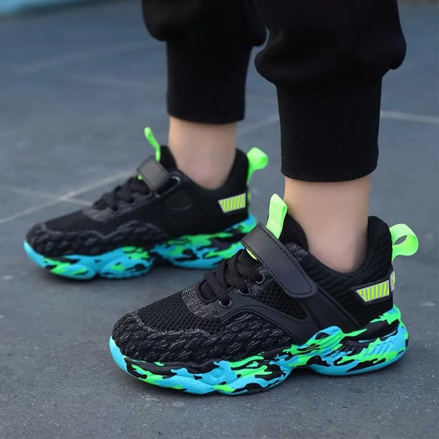 Kids Running Tennis Shoes Athletic Sport Jogging Lightweight Breathable Sneakers for Boys Girls Casual Shoes