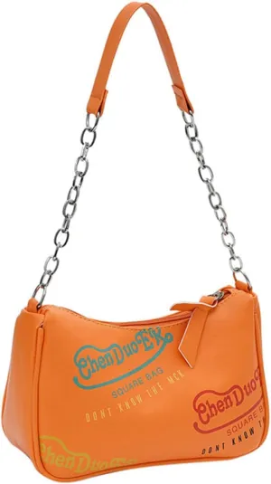 Ladies PU Leather Crossbody Bags Small Handbags PU Leather Shoulder Bag for Women Evening Bag Satchels Bag with Chain Strap (Green)
