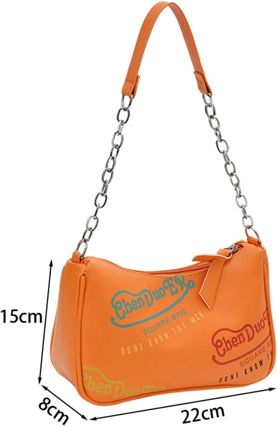 Ladies PU Leather Crossbody Bags Small Handbags PU Leather Shoulder Bag for Women Evening Bag Satchels Bag with Chain Strap (Green)