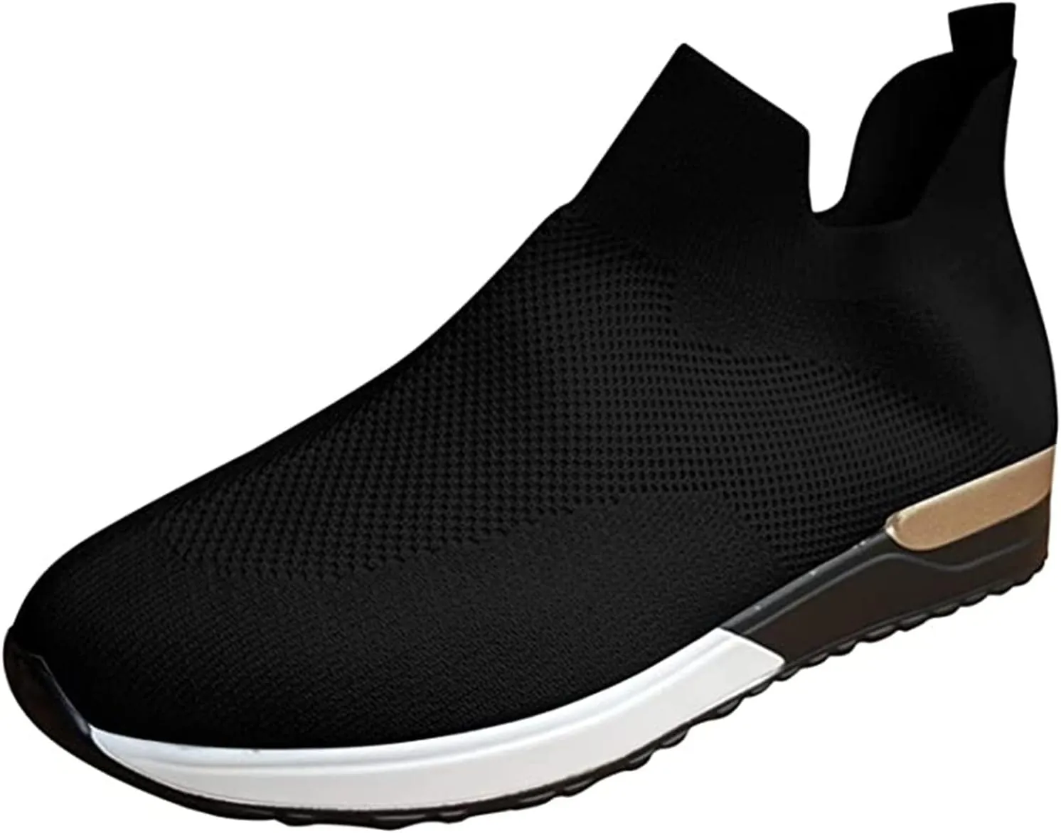 Ladmiple Gym Shoes For Women Workout Running Slip On Walking Shoes Non Slip Breathable Casual Athletic Tennis Sneakers