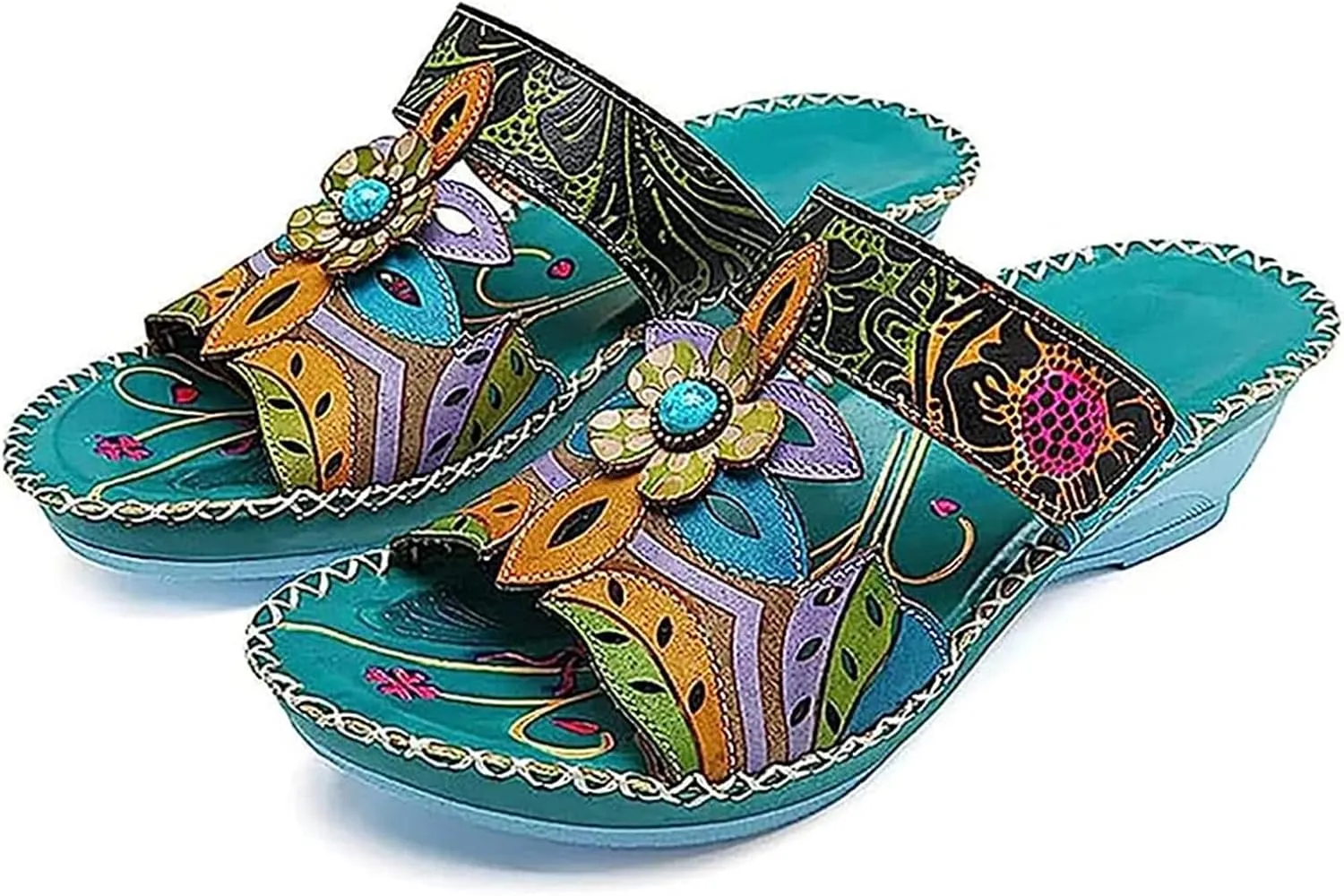 Ladmiple Summer Sandals for Women 2023,Womens Sandals Orthopedic Open Toe Sandals Retro Anti Slip Comfy Breathable Shoes
