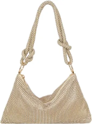 Le Miel Wedding Clutch Evening Bag with Rhinestone Accents Sparkling Moments for Women