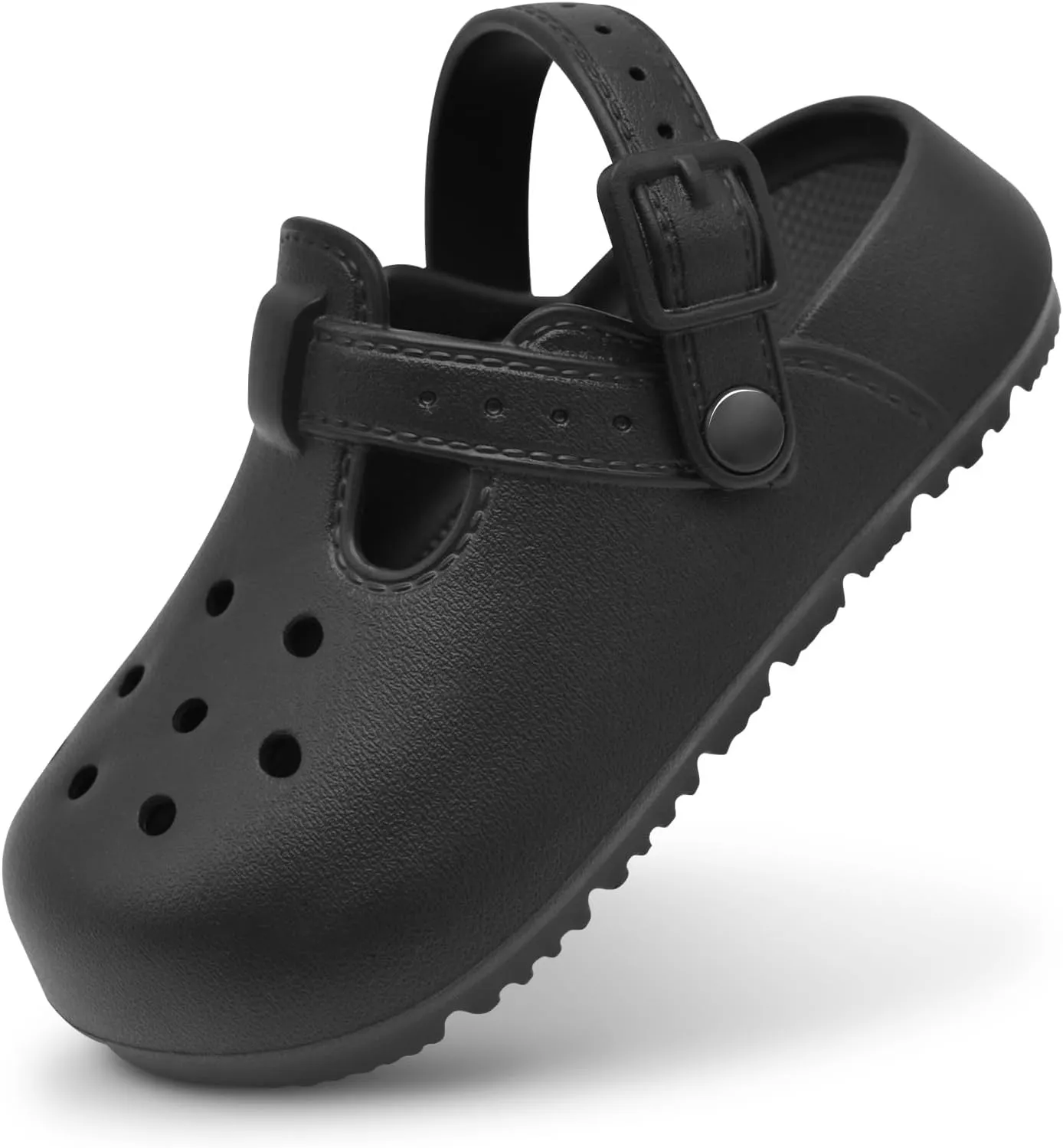 Lightweight Kids Clogs Garden Shoes Boys Girls Soft and Breathable Slide Sandals Toddler Adjustable Strap Beach Pool Slippers