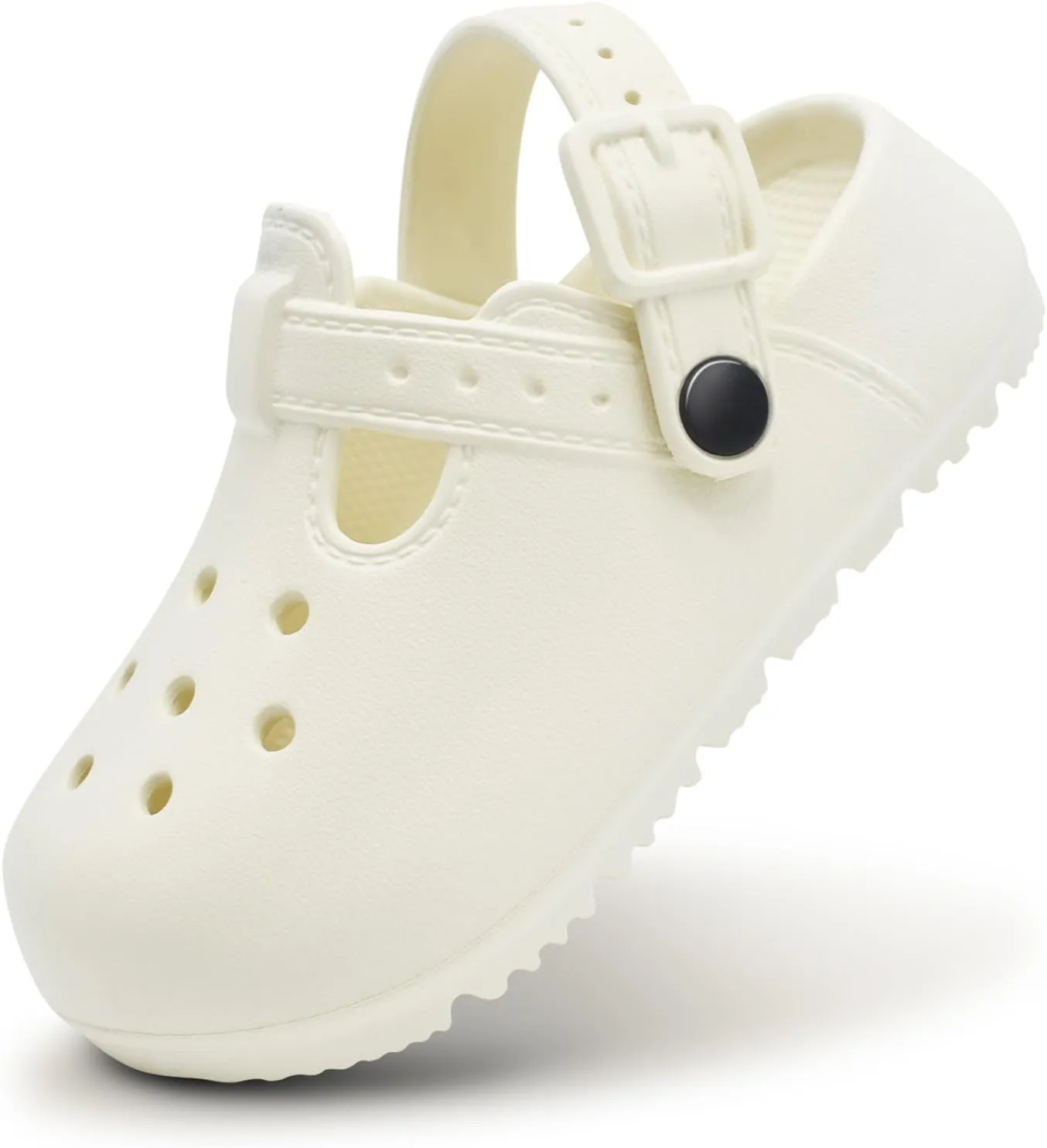 Lightweight Kids Clogs Garden Shoes Boys Girls Soft and Breathable Slide Sandals Toddler Adjustable Strap Beach Pool Slippers