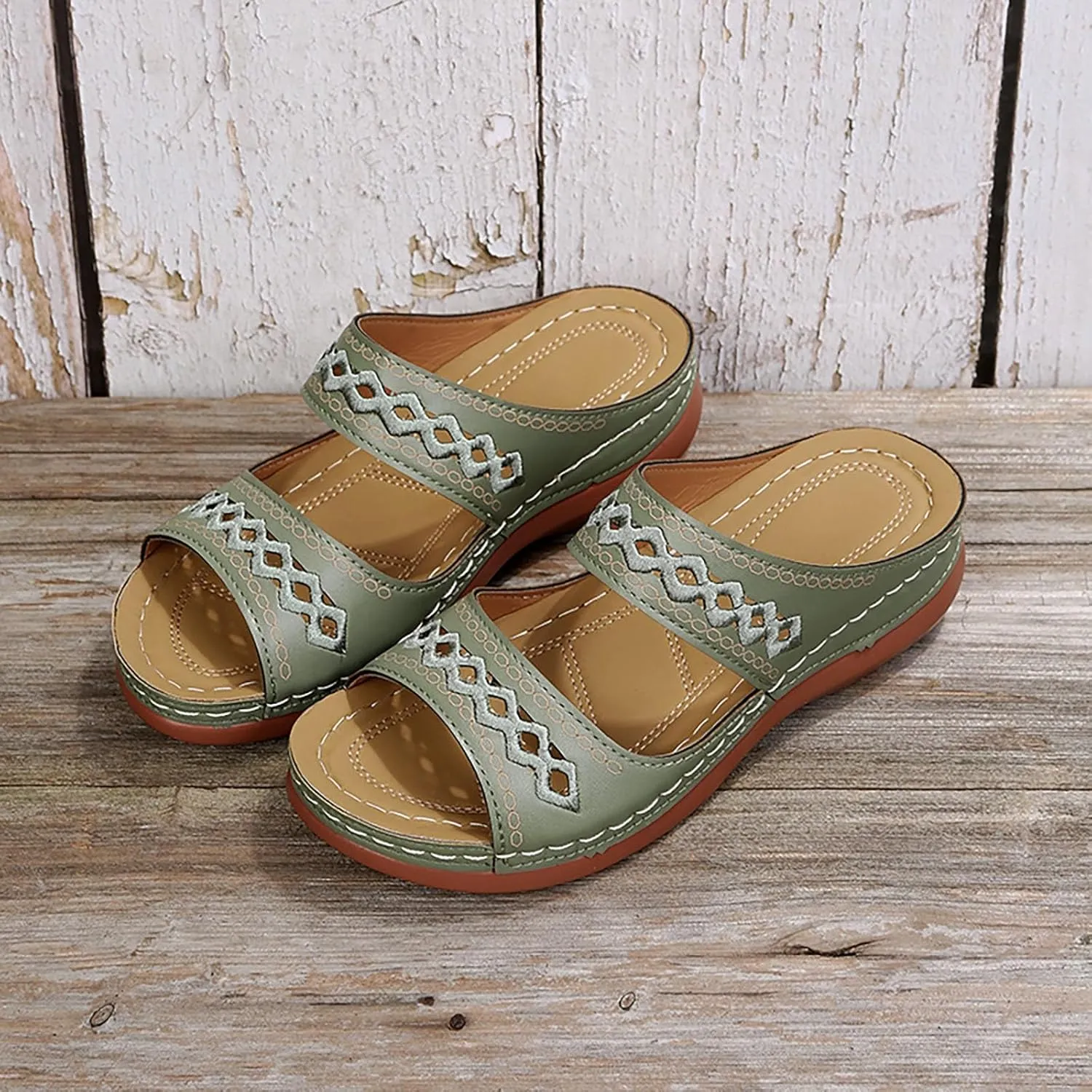 Low Wedge Sandals for Women Sandals Wedge for Women Beach Womens Sandal Comfortable Summer Shoes for Womens 2025