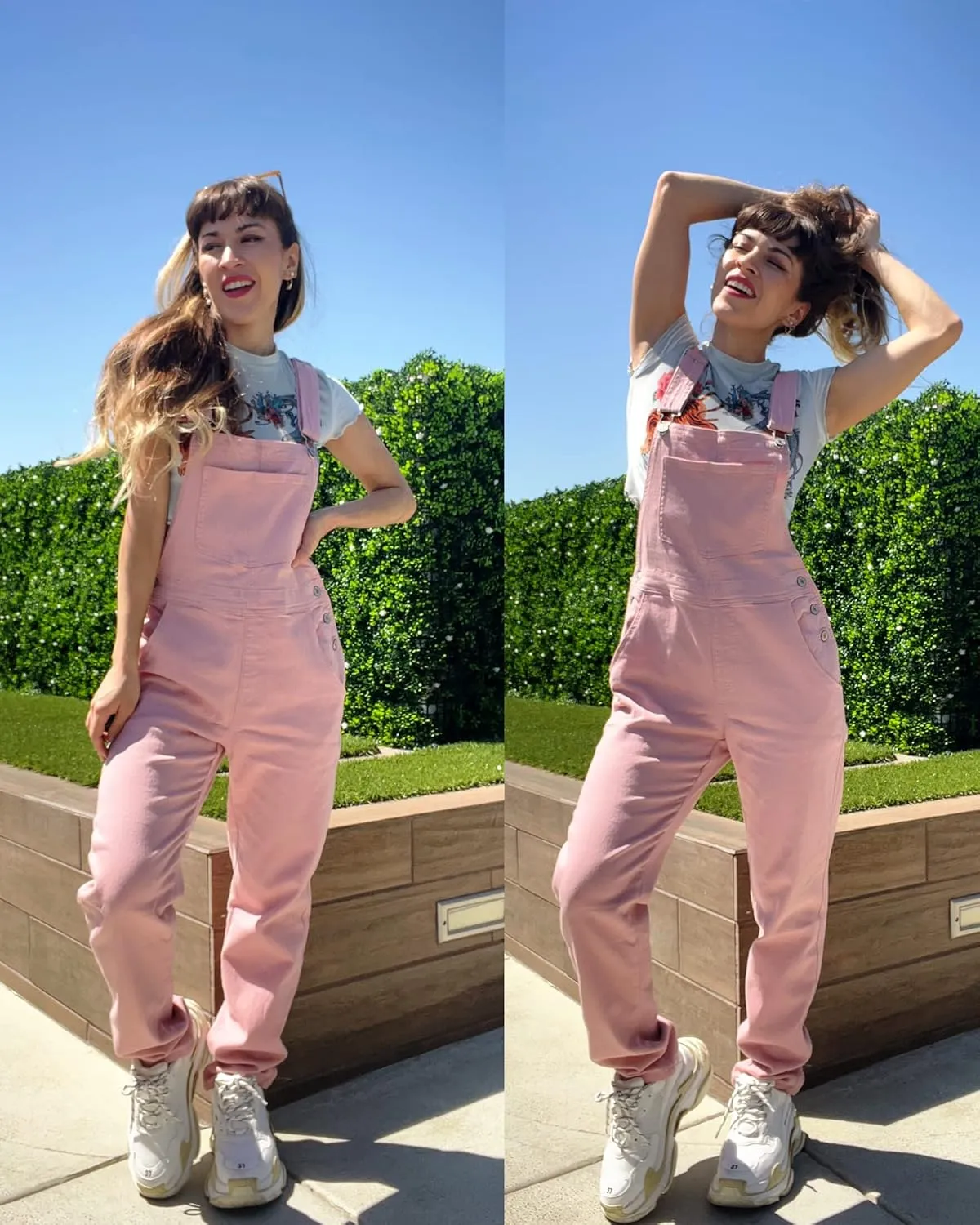 luvamia Women's Casual Stretch Adjustable Denim Bib Overalls Jeans Pants Jumpsuits