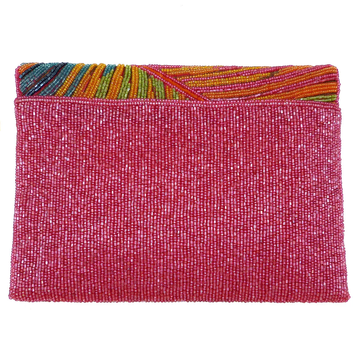 Mary Frances Hot Tropics Beaded Tropical Crossbody Clutch Handbag