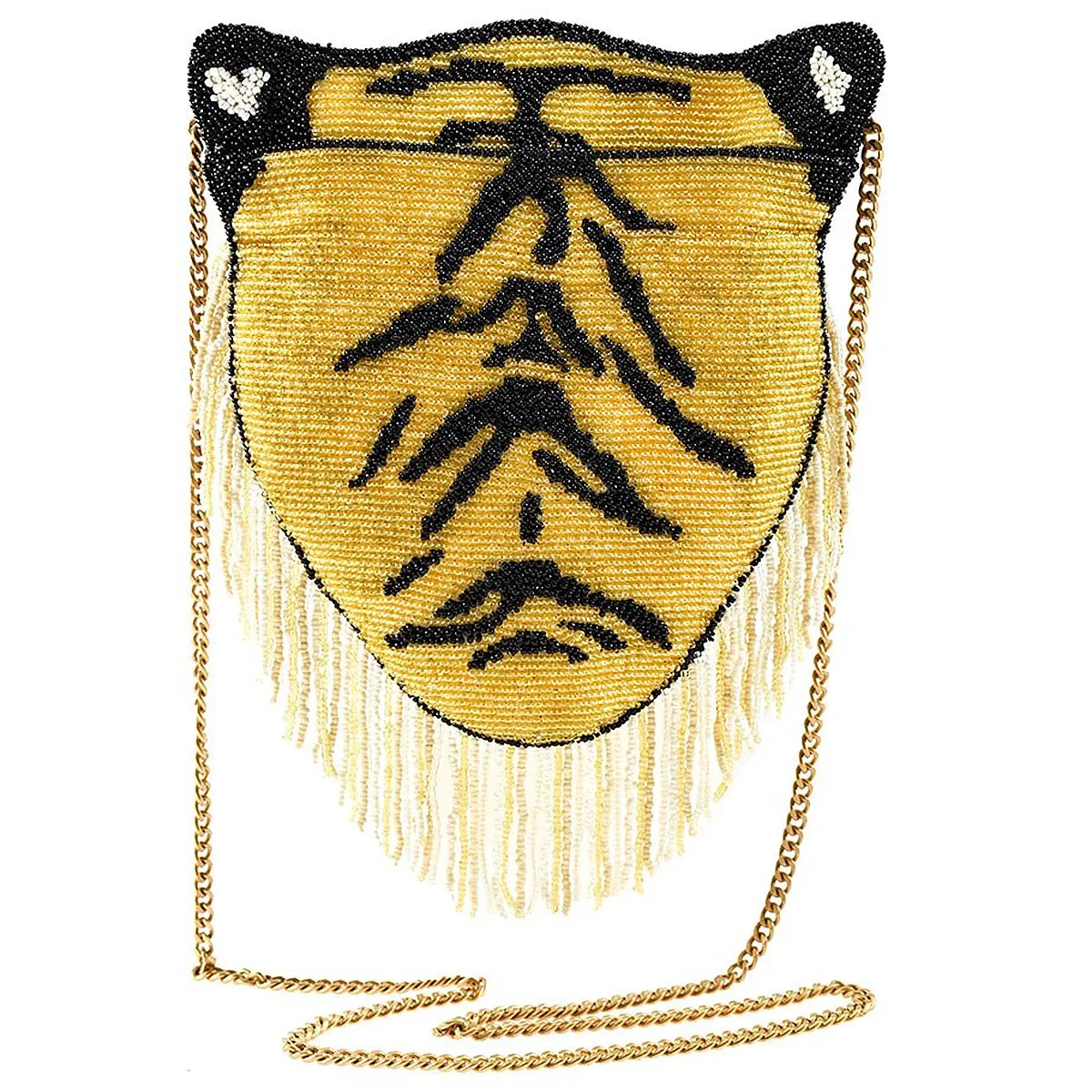 Mary Frances Rajah Disney Live Action Aladdin Beaded Crossbody Handbag Tiger