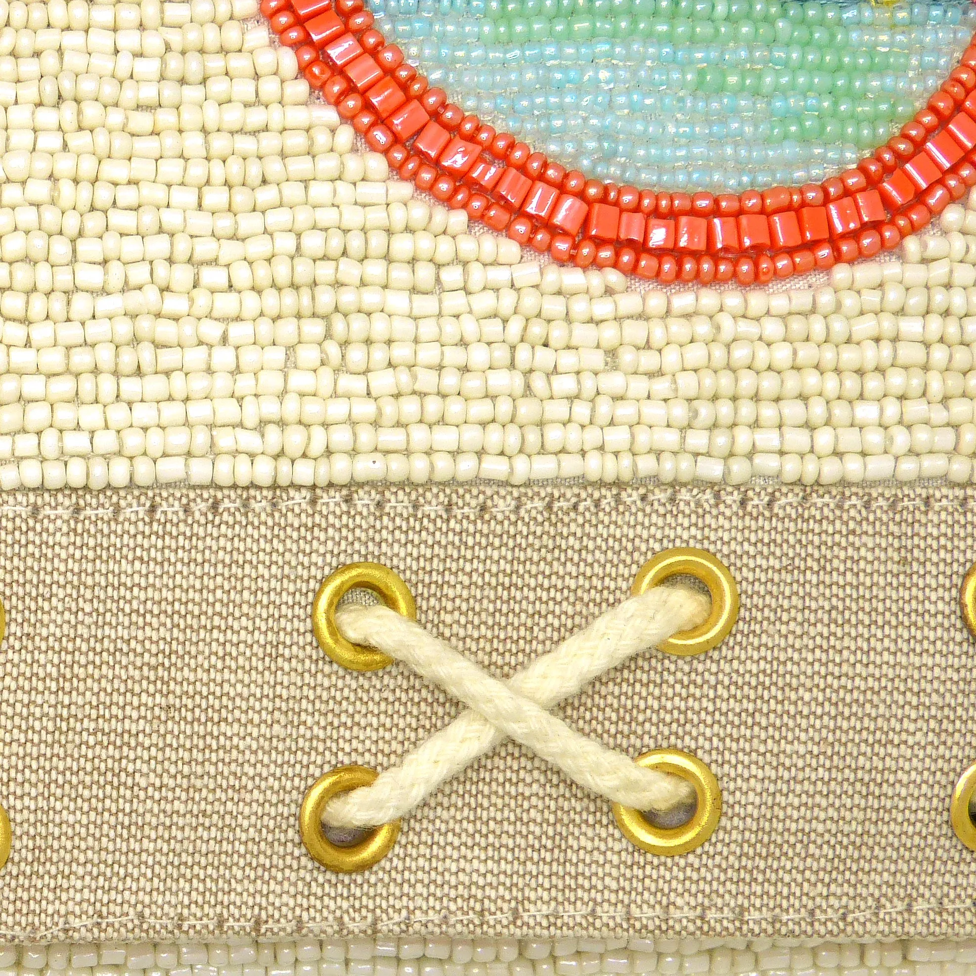 Mary Frances Summer Focus Beaded Sunglasses Crossbody Clutch Handbag
