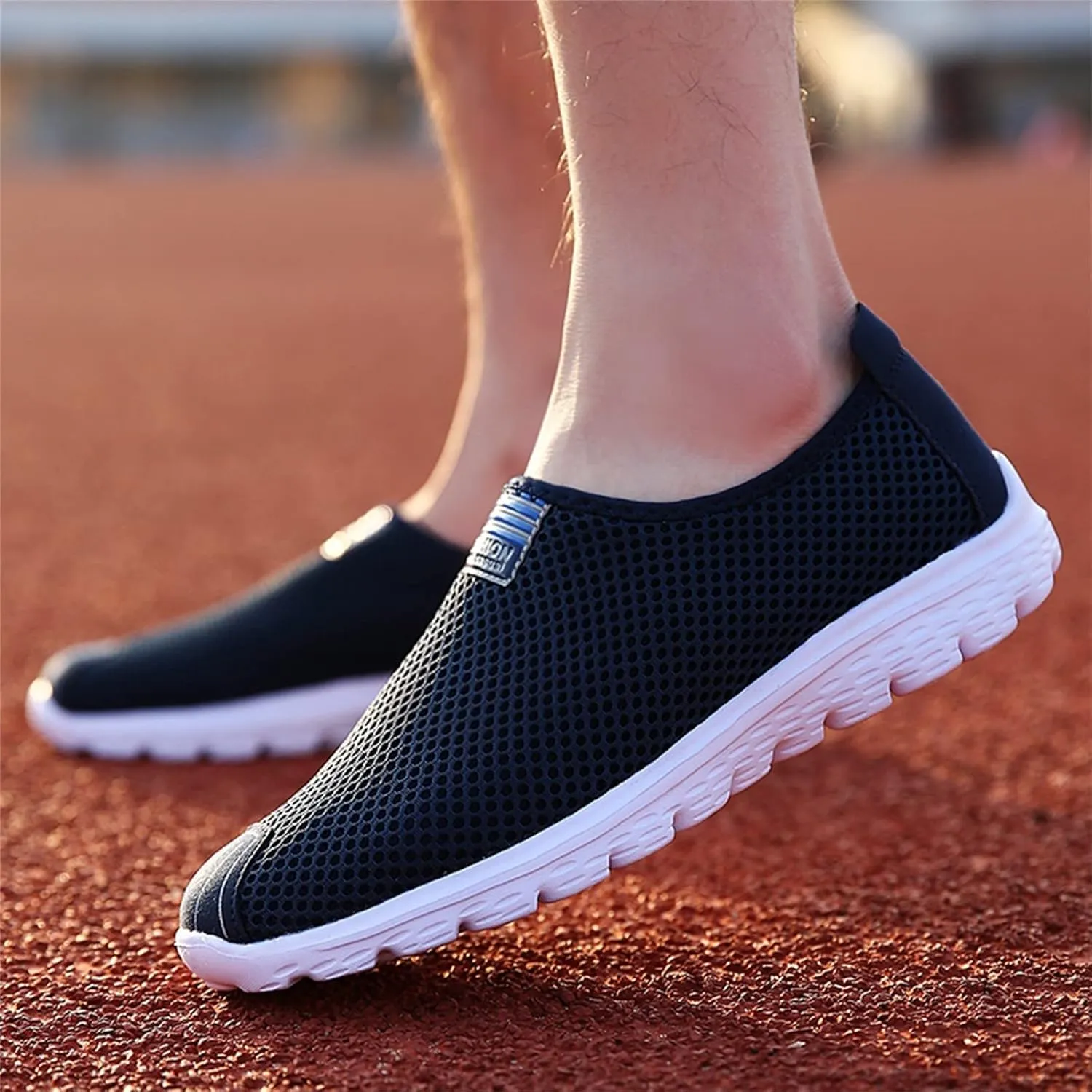Mens Athletic Shoes Men's Fashion Sneakers Tennis Shoe for Men Slip on Shoe for Men Sport Mesh Sneaker