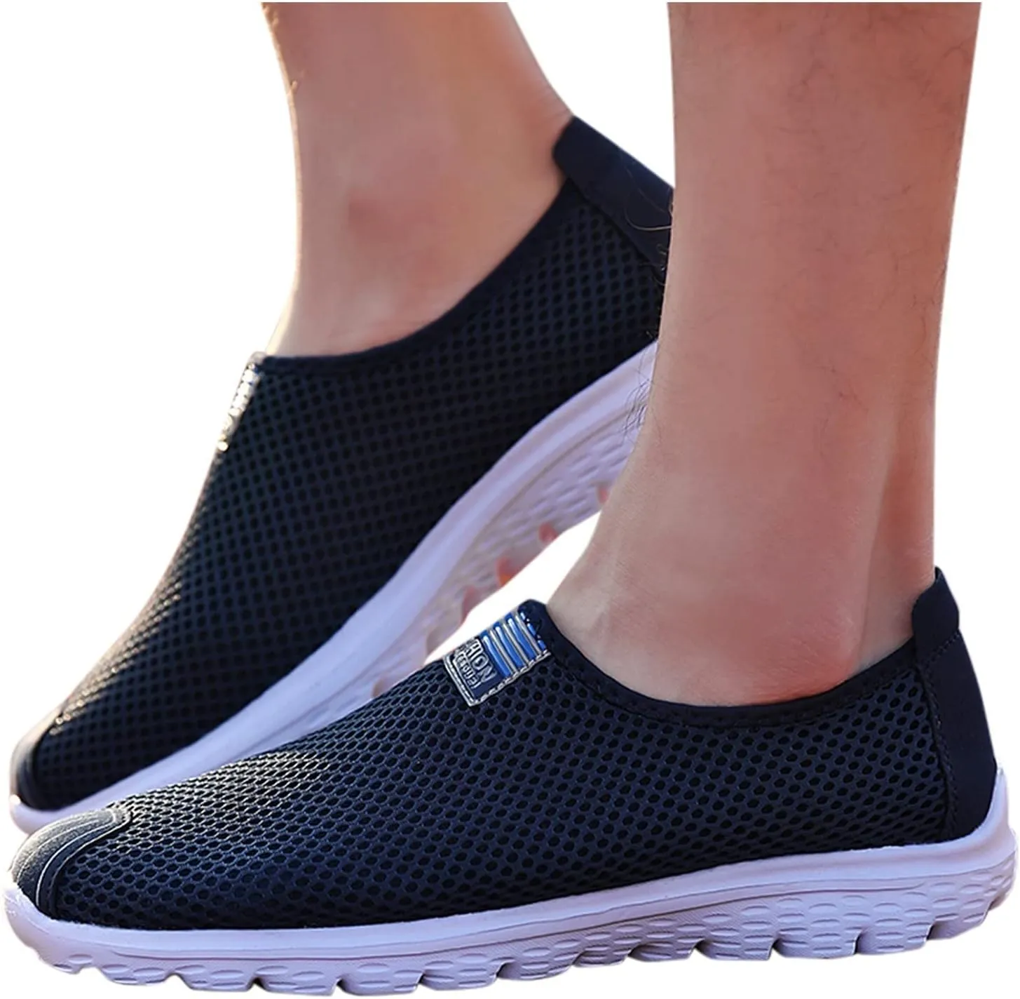 Mens Athletic Shoes Men's Fashion Sneakers Tennis Shoe for Men Slip on Shoe for Men Sport Mesh Sneaker