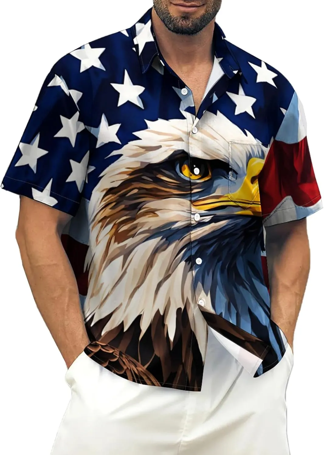 Mens Bowling Shirts, 1950s Hawaiian Vintage Button Down Short Sleeve Shirts Summer Casual Holiday Beach Shirts