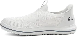 Mens Hands Free Slip On Walking Shoes Lightweight Athletic Non Slip Sneakers Comfortable Breathable Knit Slip in Casual Shoes