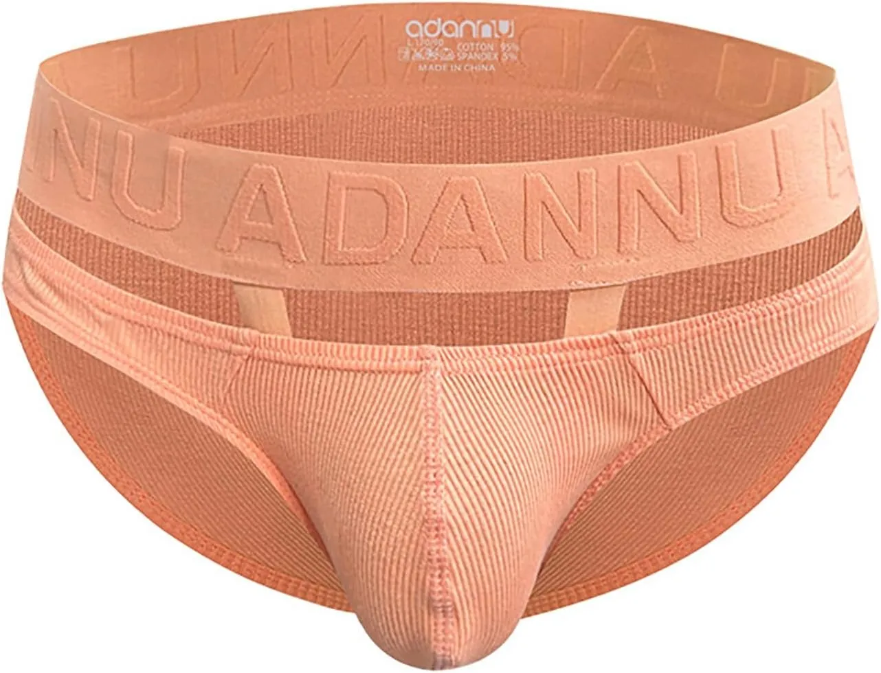 Men's Hollowed Out Rings Briefs Sports Low Waist Raised Hips Threaded Briefs. Mens Soft Underwear
