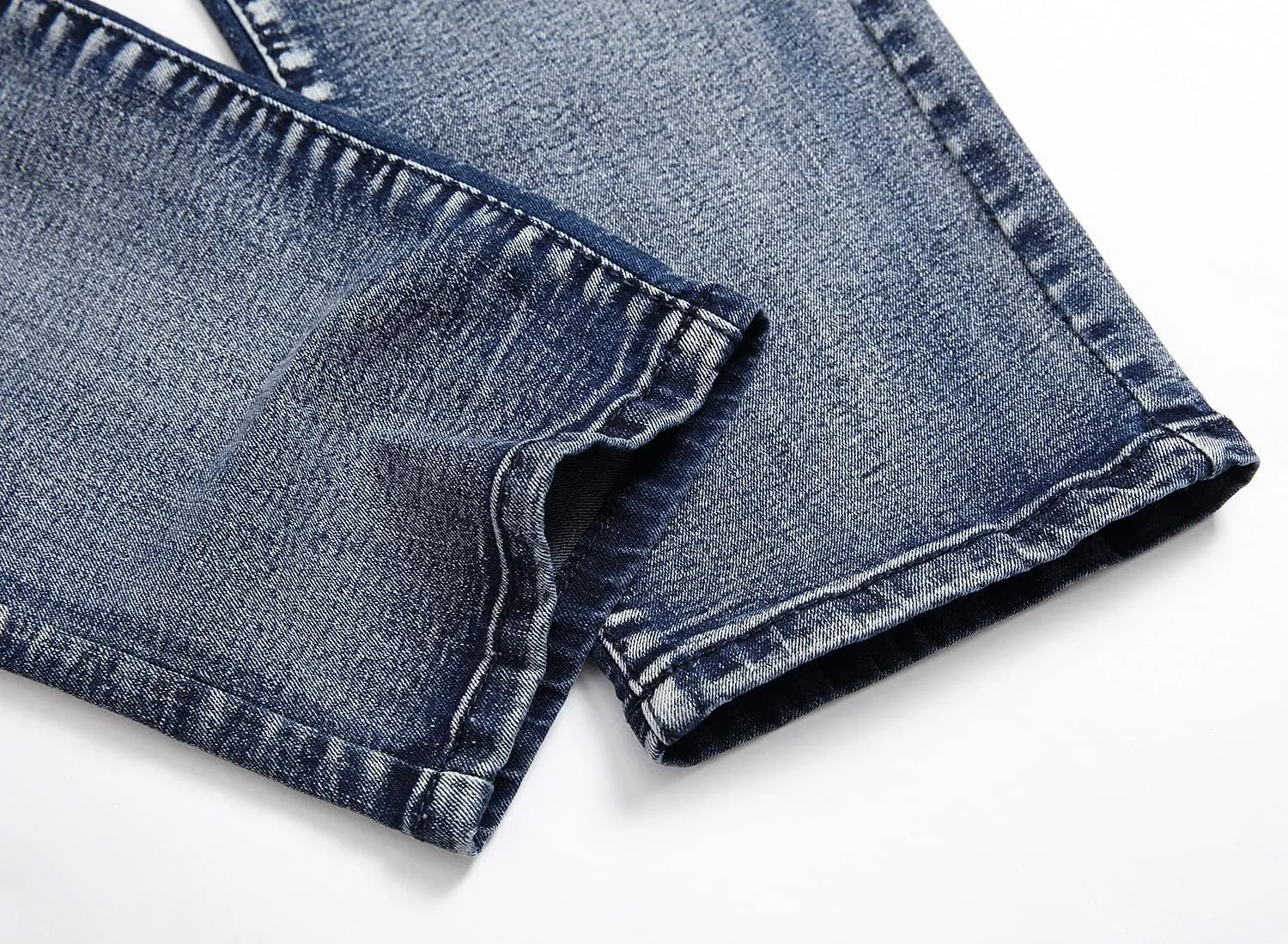 Men's Jeans Skinny Slim Fit Stretch Jeans for Men Denim Washed Pants