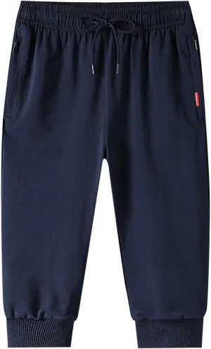 Mens Jogging Pants Casual uflage Jogger Workwear Sweatpants Elasticated Stretch Waist Pull-On Pant