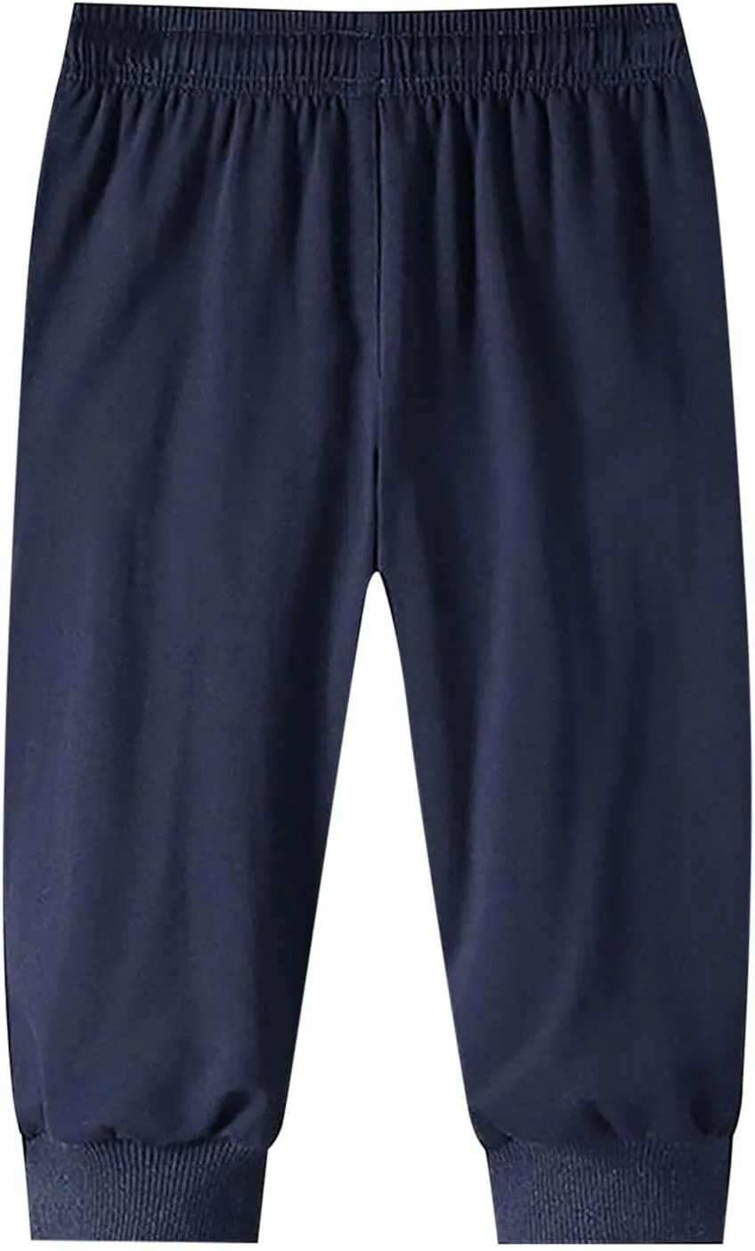 Mens Jogging Pants Casual uflage Jogger Workwear Sweatpants Elasticated Stretch Waist Pull-On Pant
