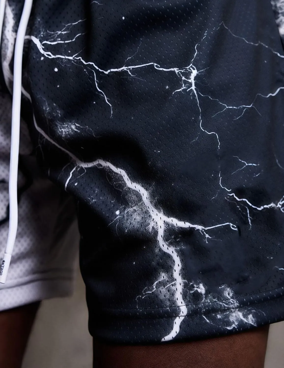 Mens Lightning Bolt Gym Shorts - Quick-Dry Breathable Athletic Shorts for Basketball,Running, Workouts Summer Streetwear