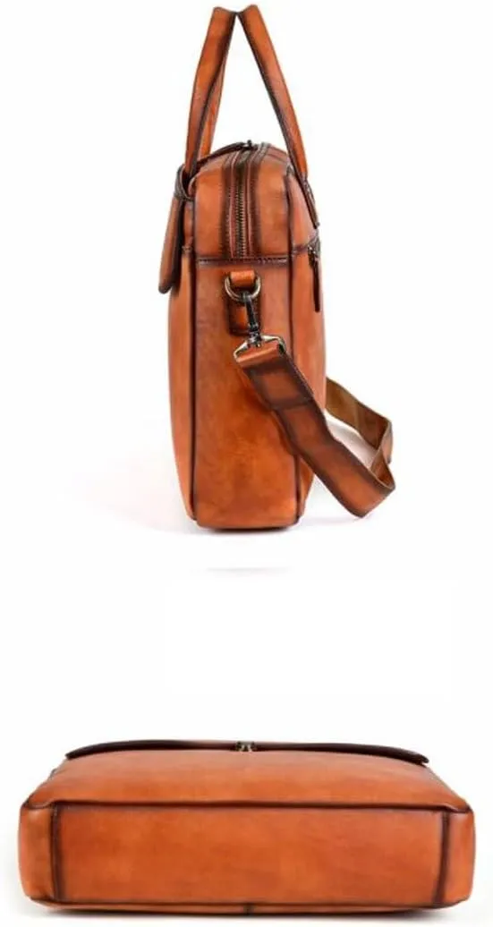 Mens Luggage Handbags Briefcases Genuine Leather Messenger Shoulder Bags Casual Daypacks Laptop Bags