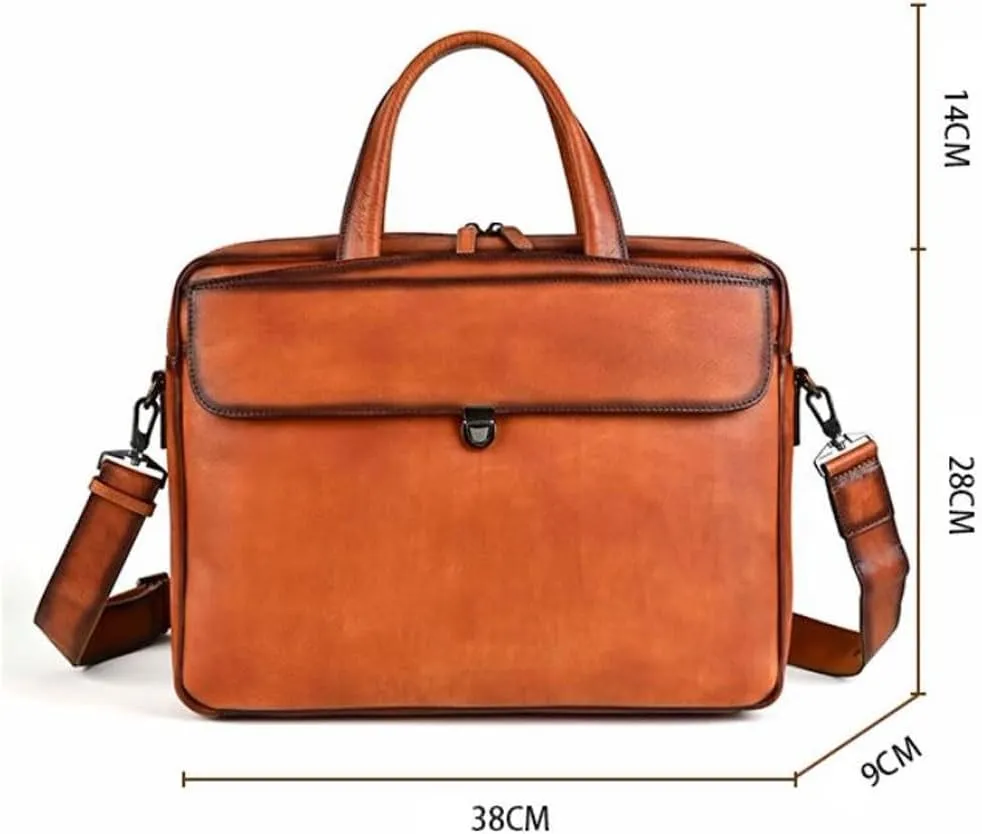 Mens Luggage Handbags Briefcases Genuine Leather Messenger Shoulder Bags Casual Daypacks Laptop Bags