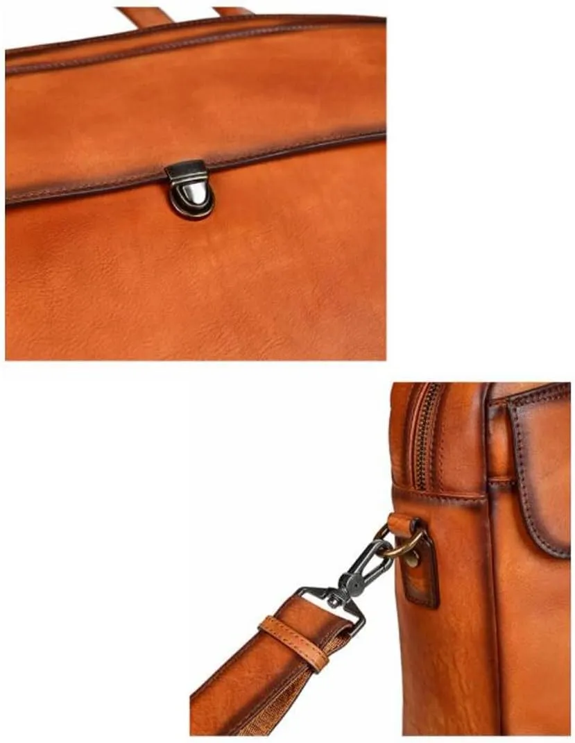 Mens Luggage Handbags Briefcases Genuine Leather Messenger Shoulder Bags Casual Daypacks Laptop Bags