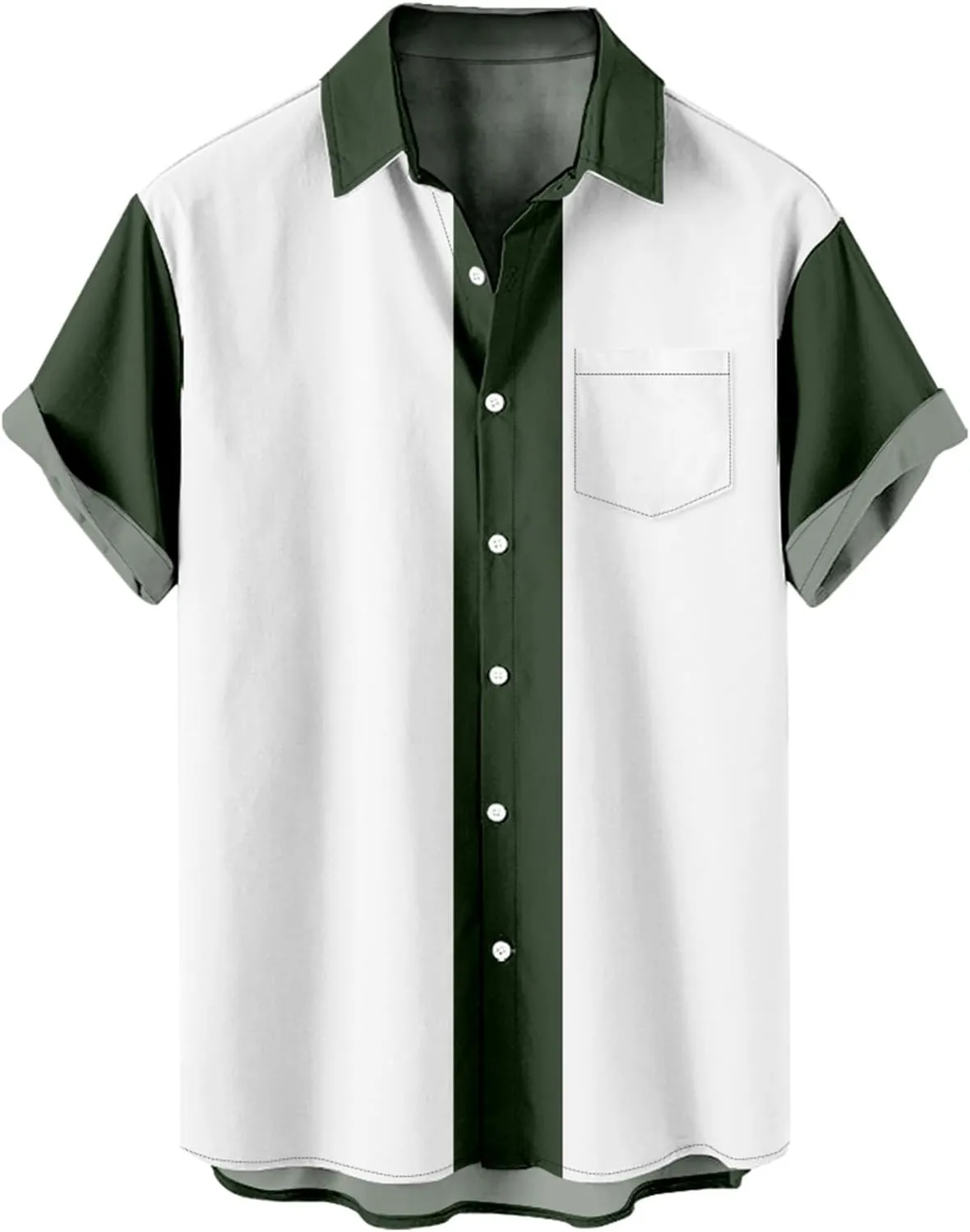 Mens Short Sleeve Button Down Shirt Casual Collared Linen Shirts Vacation Beach Shirts Textured Shirts