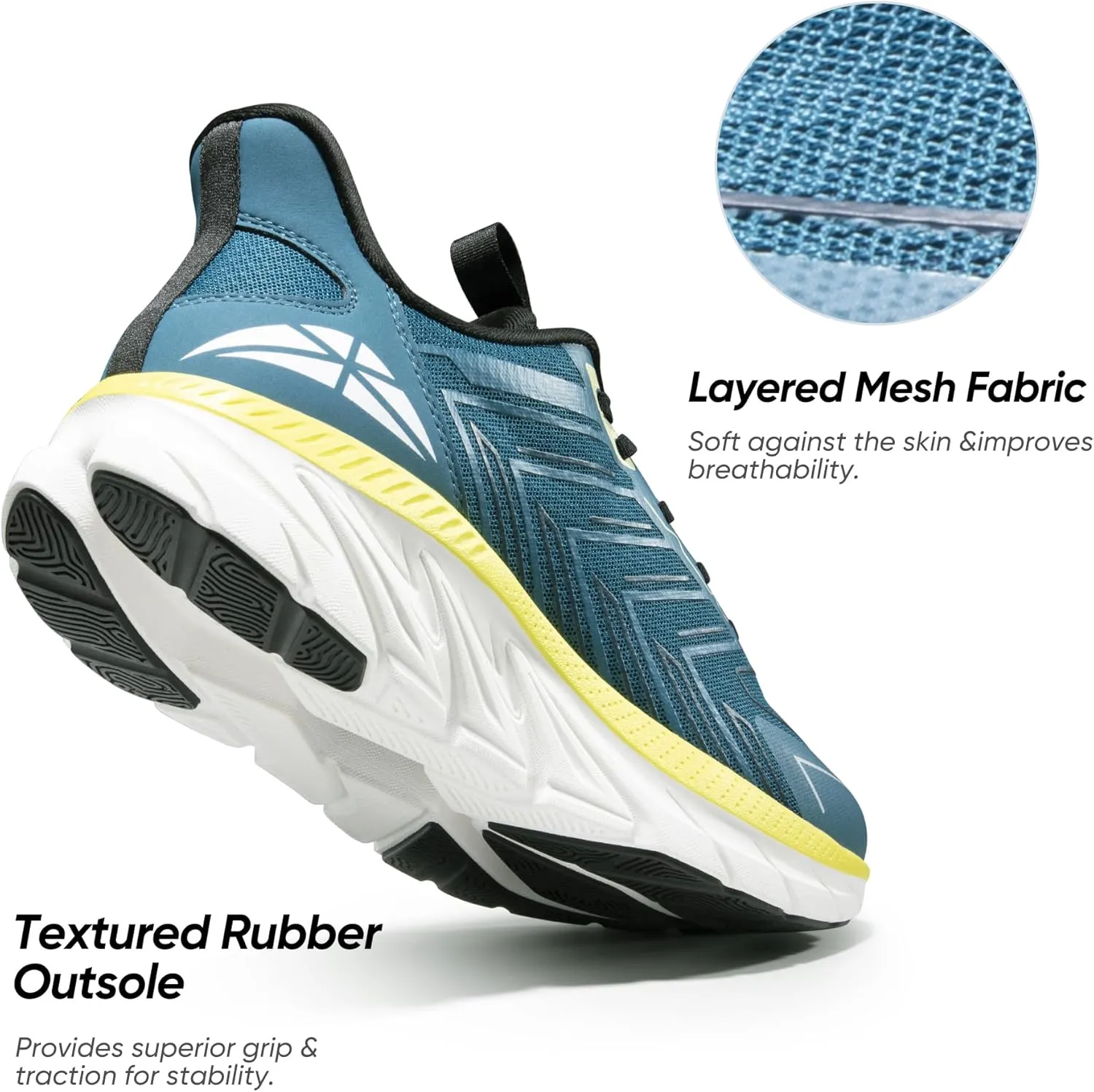 Men's Slip On Walking Shoes Running Comfortable Tennis Breathable Non Slip Athletic Gym Workout Cross Training Fashion Sneakers