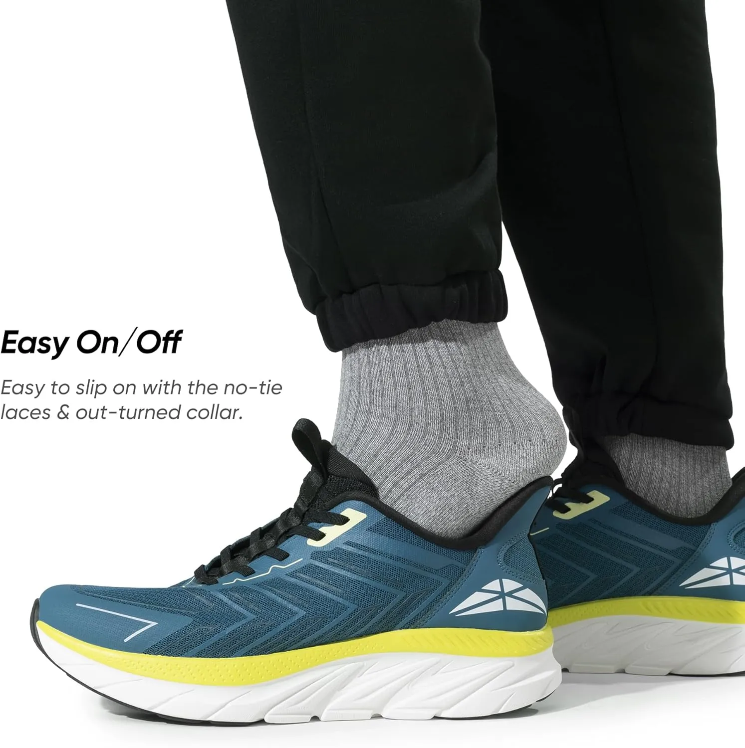 Men's Slip On Walking Shoes Running Comfortable Tennis Breathable Non Slip Athletic Gym Workout Cross Training Fashion Sneakers