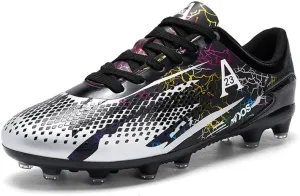 Mens Soccer Cleats Football Boots Professional Training Turf Mens Outdoor Indoor Sports Athletic Big Boy's Sneaker Indoor Shoes for Kids Soccer