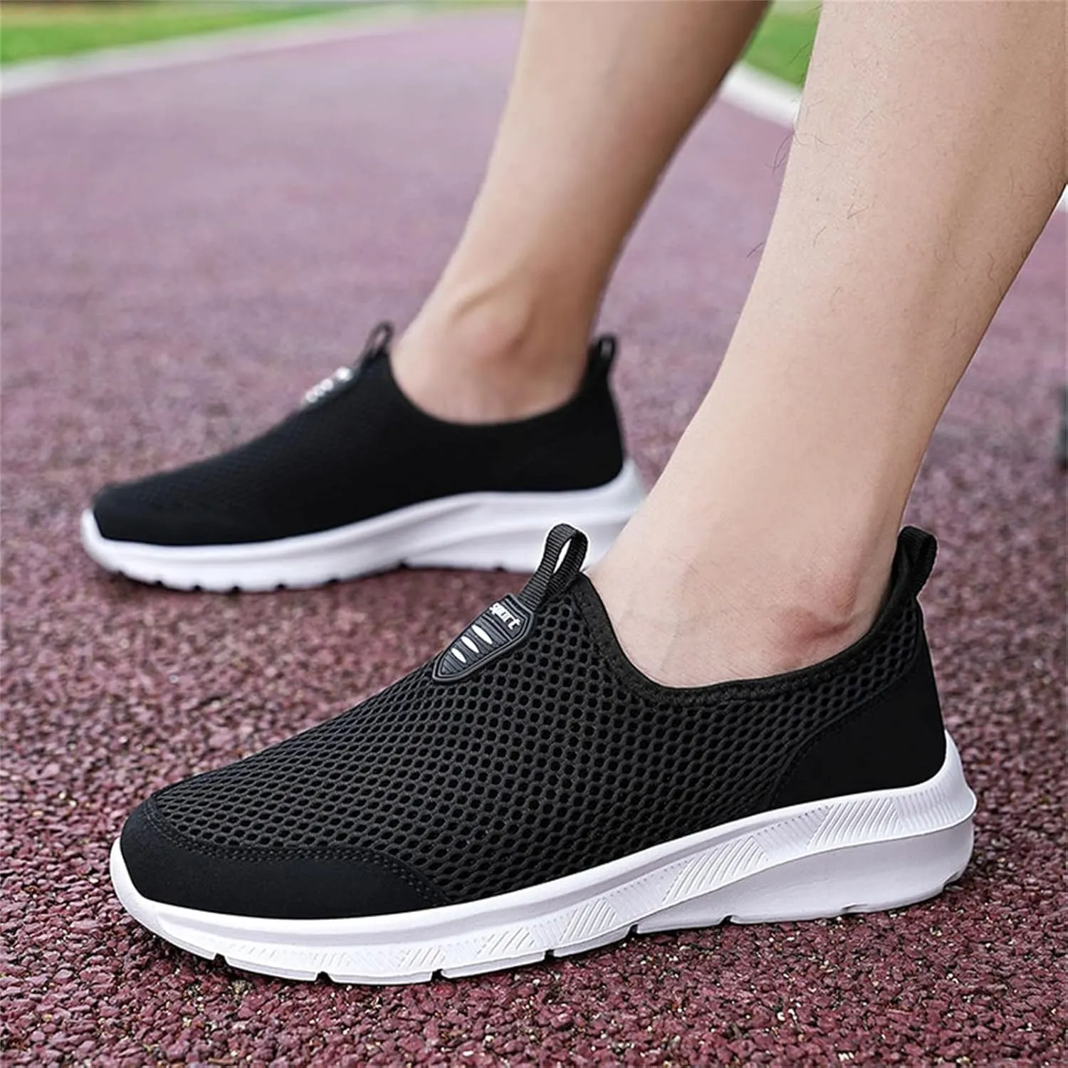 Mens Walking Shoes Men's Sneakers Shoe for Men Slip on Shoe for Men Breathable Mesh Sneaker