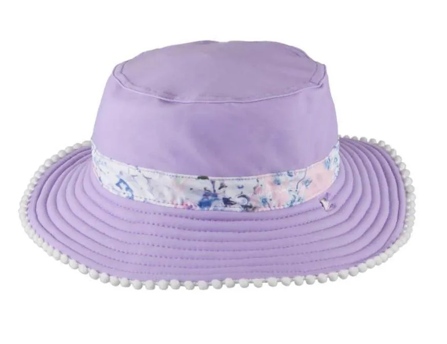 Millymook Girl's Bucket Swim Hat - Imogen (2 Years & Up)