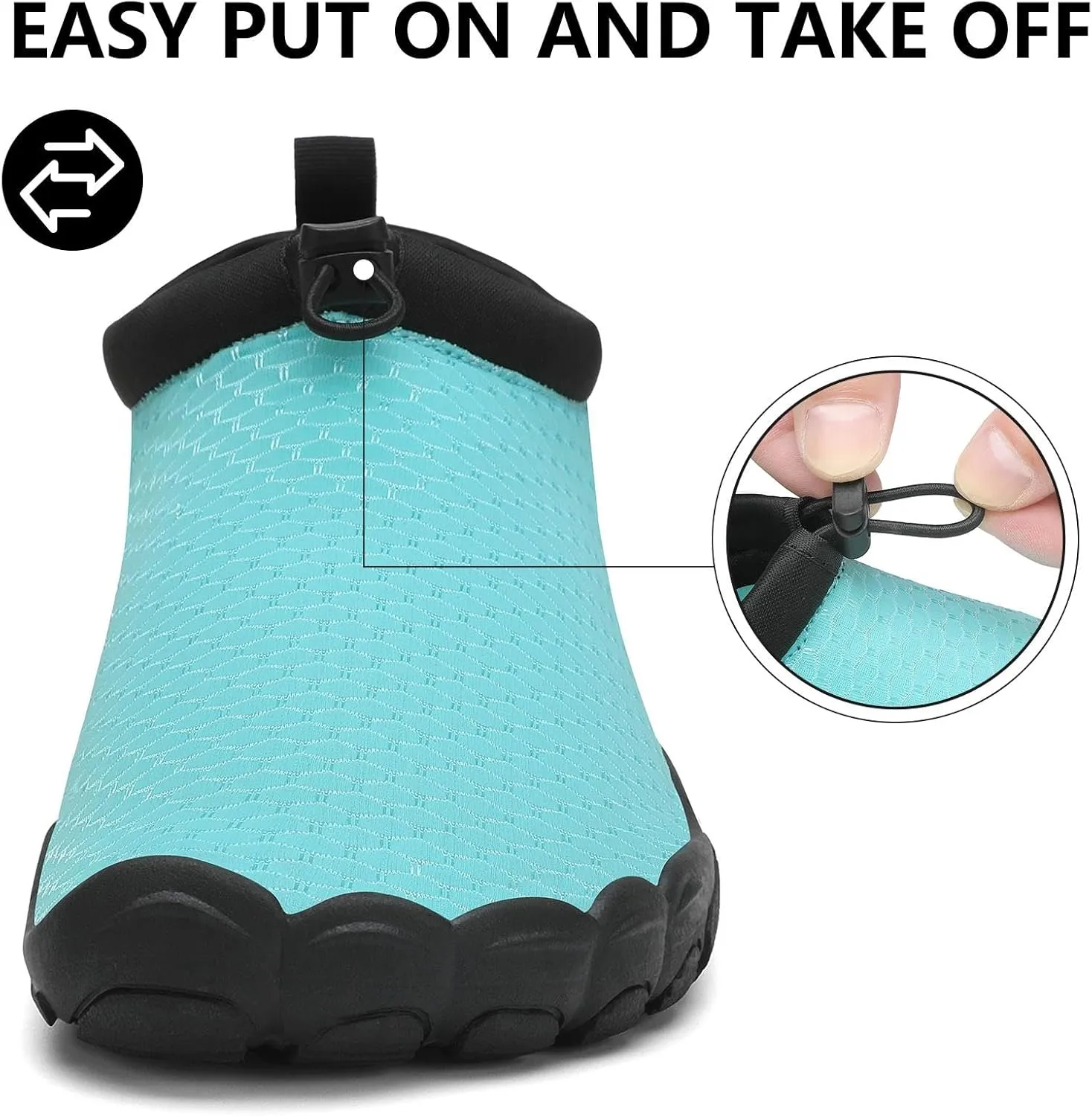 Mishansha Womens Barefoot Water Shoes Wide Toe Box Swim Shoes Quick Dry Non Slip
