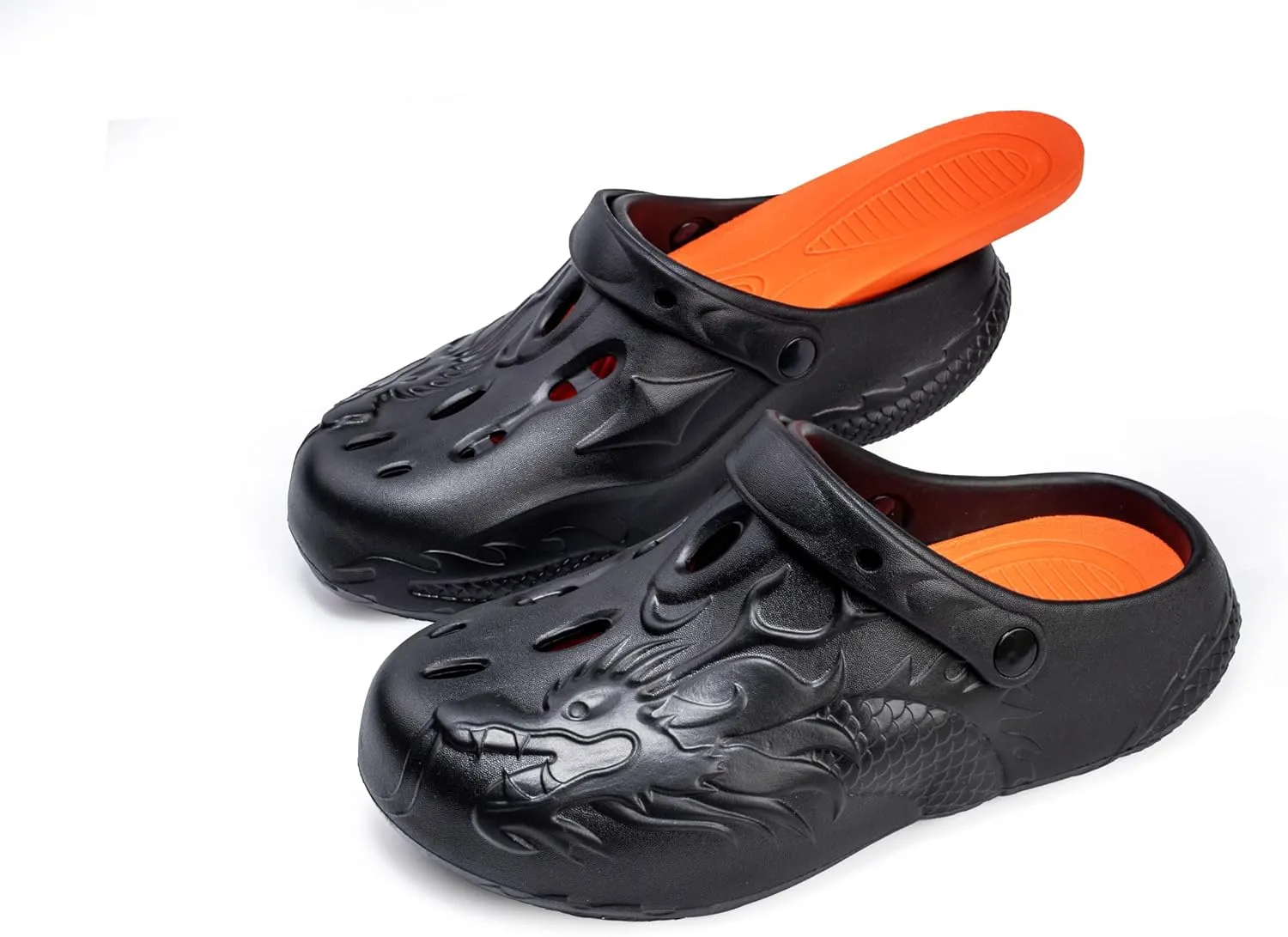 Mr Right Women's Closed Toe Mules Men's Work Clogs Slip Resistant Foam Beach Shoes Waterproof Garden Clogs with Thick Sole Arch Support