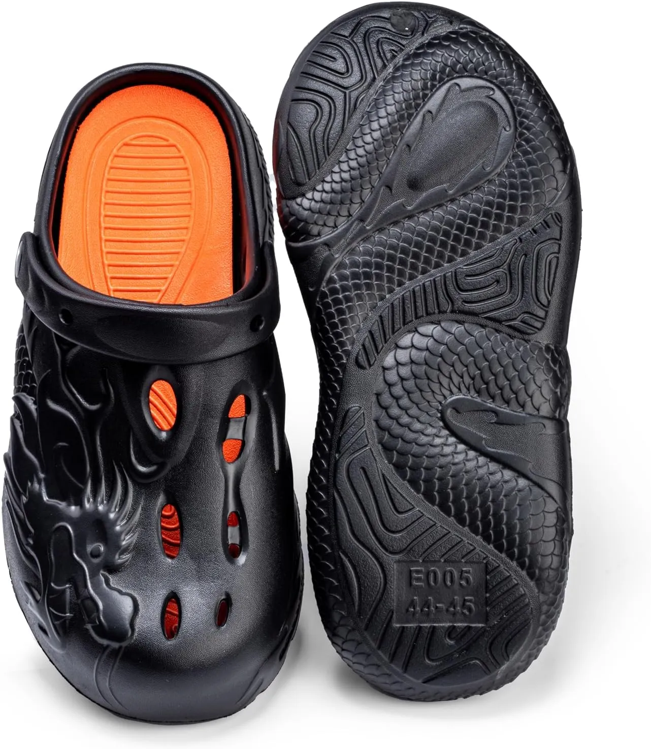 Mr Right Women's Closed Toe Mules Men's Work Clogs Slip Resistant Foam Beach Shoes Waterproof Garden Clogs with Thick Sole Arch Support